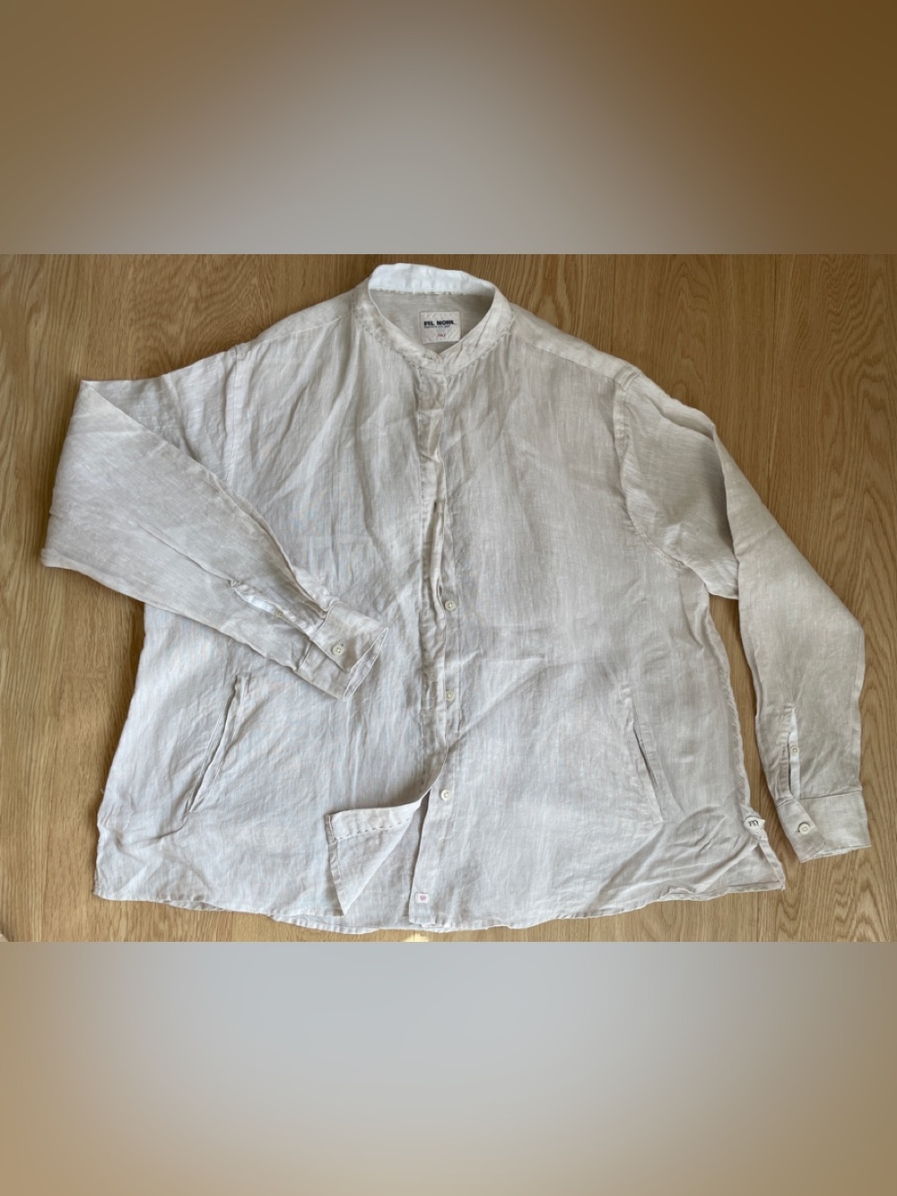 Fil Noir Linen button down shirt